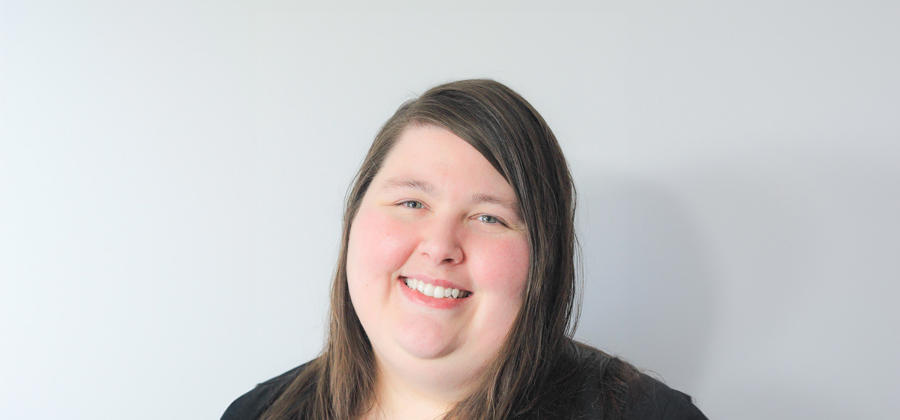 a woman smiling at camera