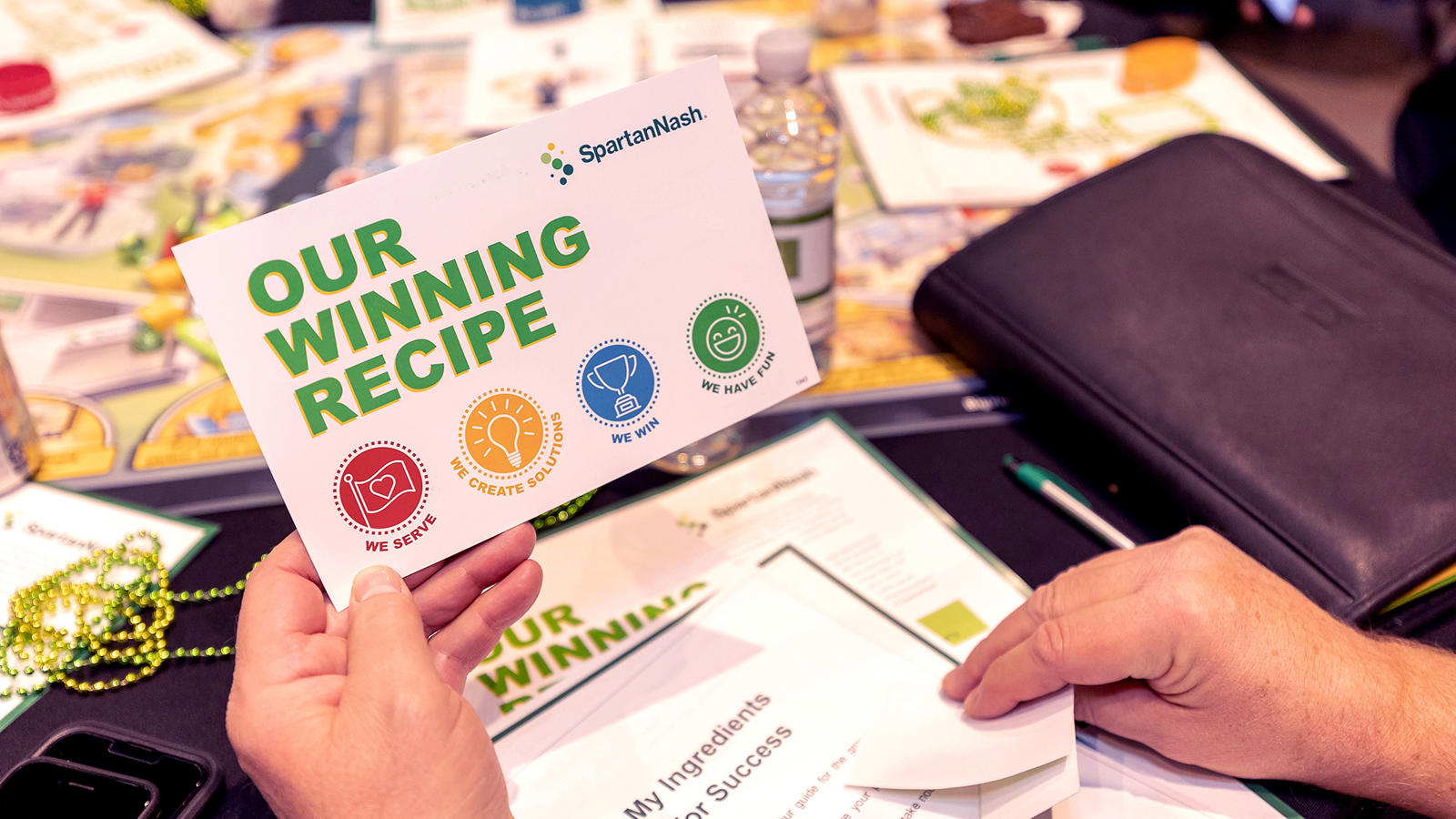 Our Winning Recipe training card